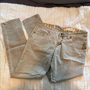 EUC Billabong women’s The Skinny grey Jeans